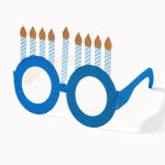 Menorah Paper Glasses