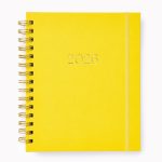 2026 Paper Source Yellow Chicago Ave Medium Weekly Spiral 12M Planner - Exclusive