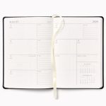 2026 Paper Source Weekly Pocket Planner Black