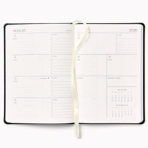 2026 Paper Source Weekly Pocket Planner Black