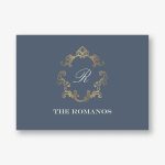 Gilded Filigree Foil Thank You Card