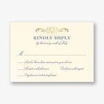 Gilded Filigree Foil Response Card