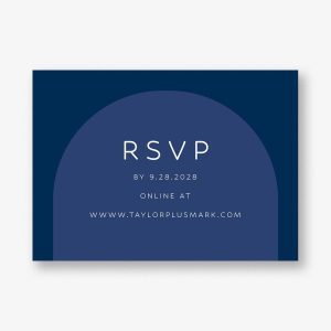 Colorful Arch Response Card