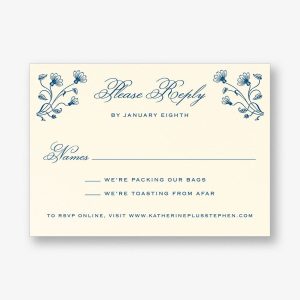 Nouveau Poppy Response Card