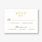 Dripping Floral Response Card