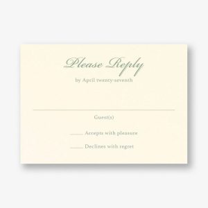 English Ivy Response Card