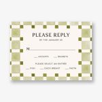 Organic Check Green Response Card