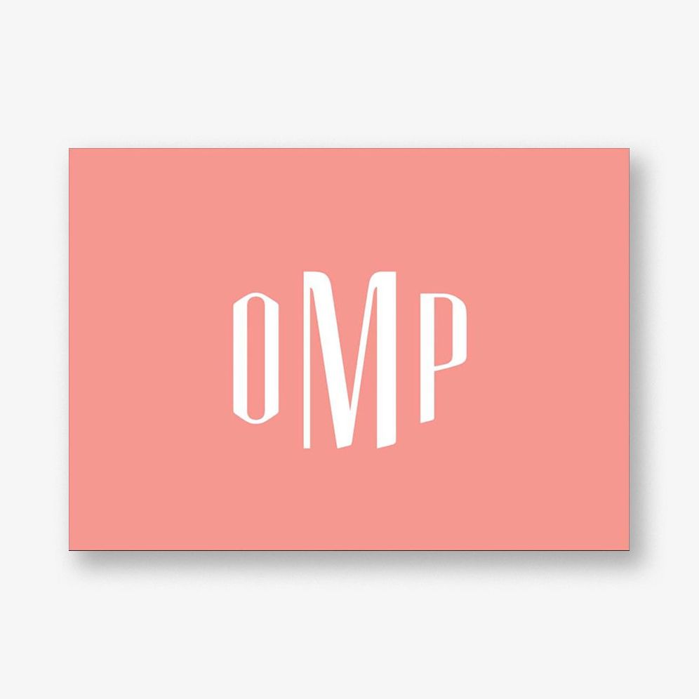 Tommaso Monogram 4 Bar Stationery