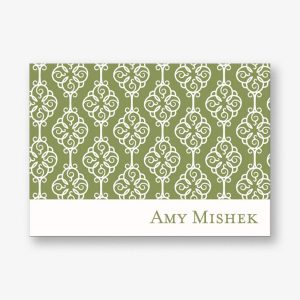 Flourish Print 4 Bar Stationery