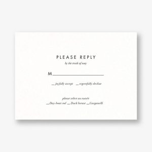 Spring Gatherings Response Card