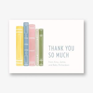 Books Thank You Notes