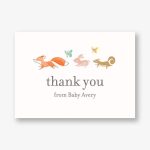 Baby Animal Thank You Notes