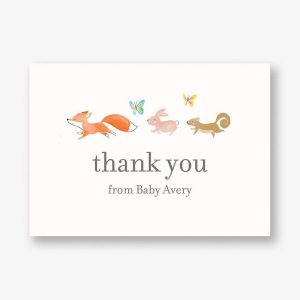 Baby Animal Thank You Notes