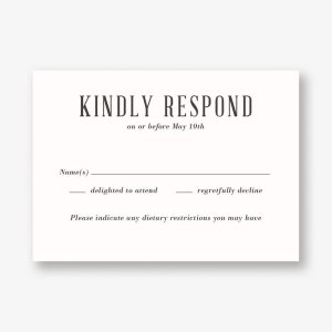 Golden Age Response Card
