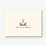 Laurel Monogram Stationery