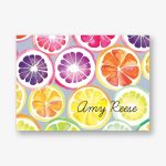 Citrus 4 Bar Stationery