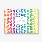 Rainbow Dots Stationery