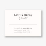 Champagne Border Bat Mitzvah Response Card