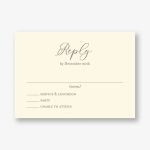 Garden Star Bat Mitzvah Response Card