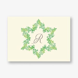 Garden Bat Mitzvah Stationery