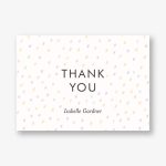 Rainbow Dot Thank You Notes