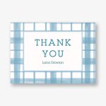 Plaid Thank You Notes