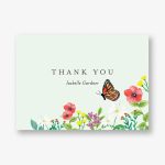 Butterfly Garden Thank You Notes