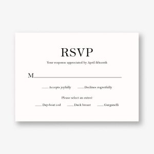 Sequoia Response Card