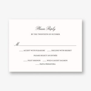 Japanese Cherry Response Card