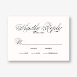 Champagne Border Response Card