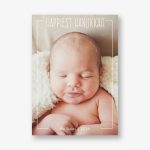 Happiest Hanukkah Holiday Photo Card Vertical