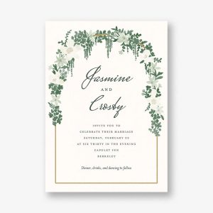 Springline Wedding Invitation