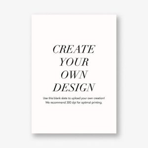 A7 Vertical Baby Invitation - Upload Your Own