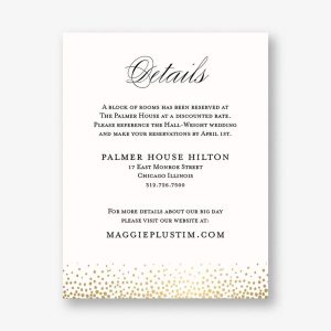 Champagne Border Information Card