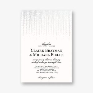 Chandelier Wedding Invitation