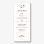 Chandelier Menu