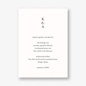 Sprig Wedding Invitation