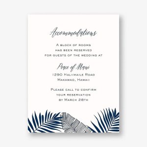 Palms Information Card