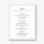 Delicate Border Menu