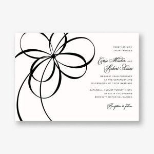 Belle Boulevard Wedding Invitation