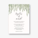 Willow Boughs Wedding Invitation