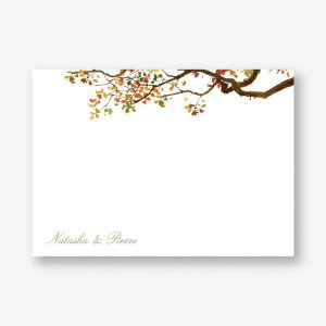 Autumn Boughs Stationery