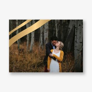 Cherish Foil Photo Stationery
