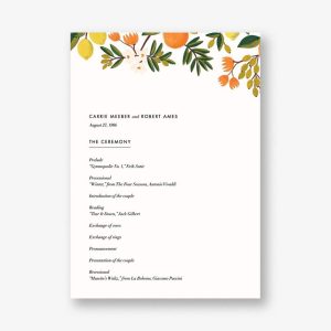 Citrus Orchard Program