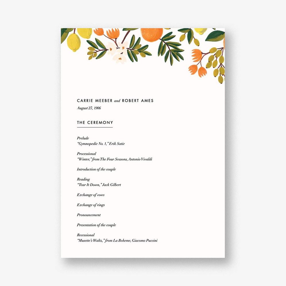 Citrus Orchard Program