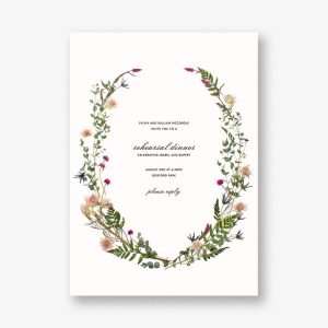 Fleurs Sauvages Rehearsal Dinner