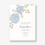Dahlias Bridal Shower Invitation