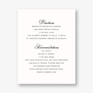 City Lights II Information Card