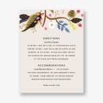 Egret Garden Information Card