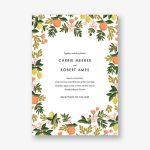 Citrus Orchard Wedding Invitation